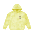 Unisex Sunfade Frayed Fleece Hoodie